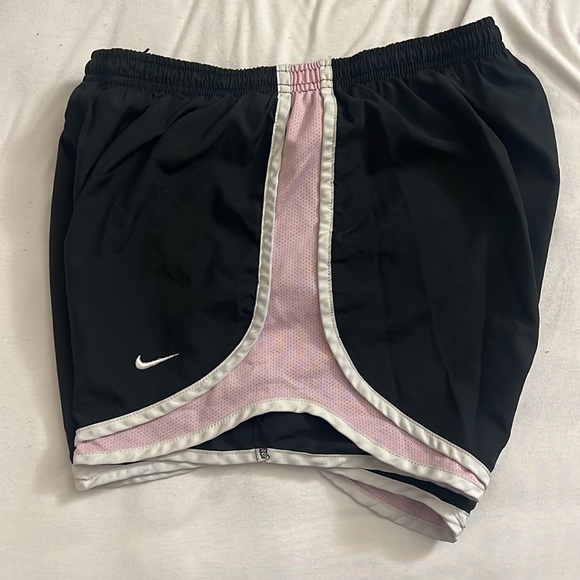 Black and Pink Nike Tempo Shorts - Picture 3 of 5
